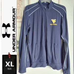 XL WVU heatgear Under Armour zipper jacket